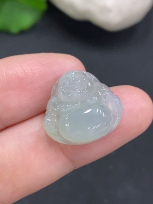 F35107721 Jadeite Buddha Pendant, Total Weight Approximately 2.7g