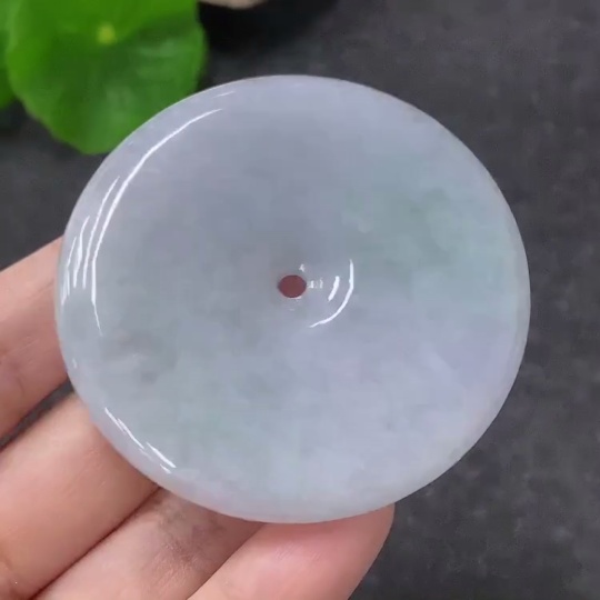 F32792263 JadeitePendant Peace Buckle Total Weight Approx. 44.38g