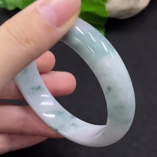 F34029518 Jadeite Round Bracelet Size 51.2 Total Weight Approx. 49.12g