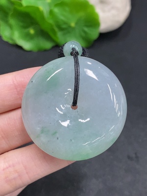 F34003425 Jadeite Safety Buckle, total weight with rope approx. 46.5g