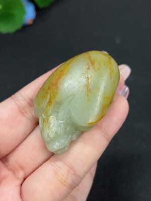 H46522161 和田玉挂件 龙龟 货品总重约45g 皮色成因未定