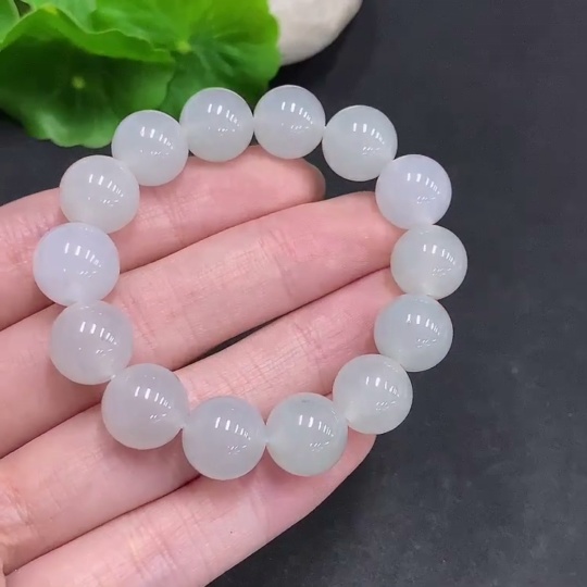 F35078082 Jadeite Bracelet Total Weight About 34g Size Approx. 11mm