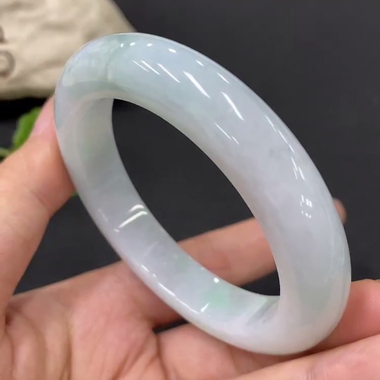 F29395187 Jadeite Round Bangle Total Weight Approx.68.32g Size 55.8