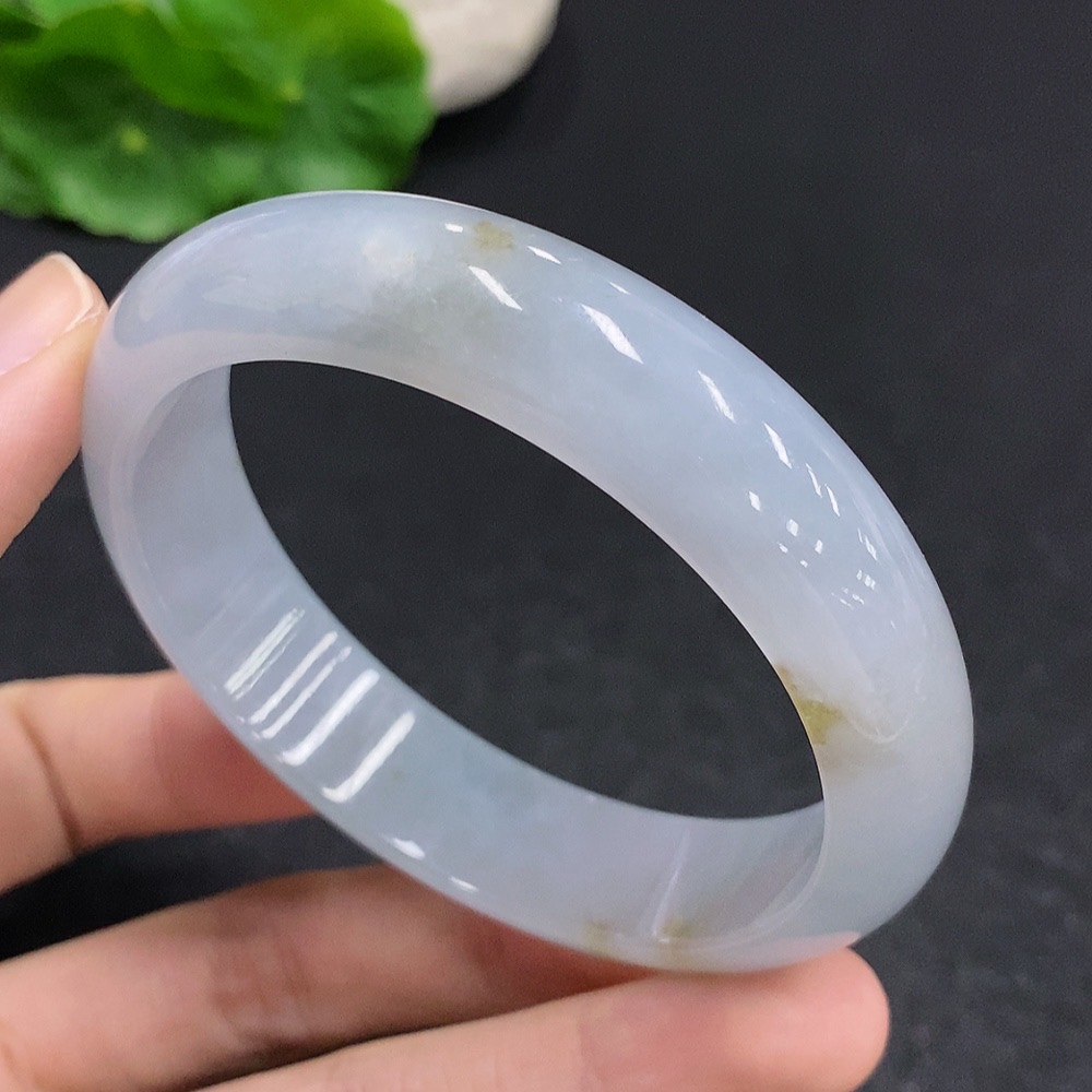 F33831290 Jadeite Round Bangle Total Weight Approx. 58.5g Size 59