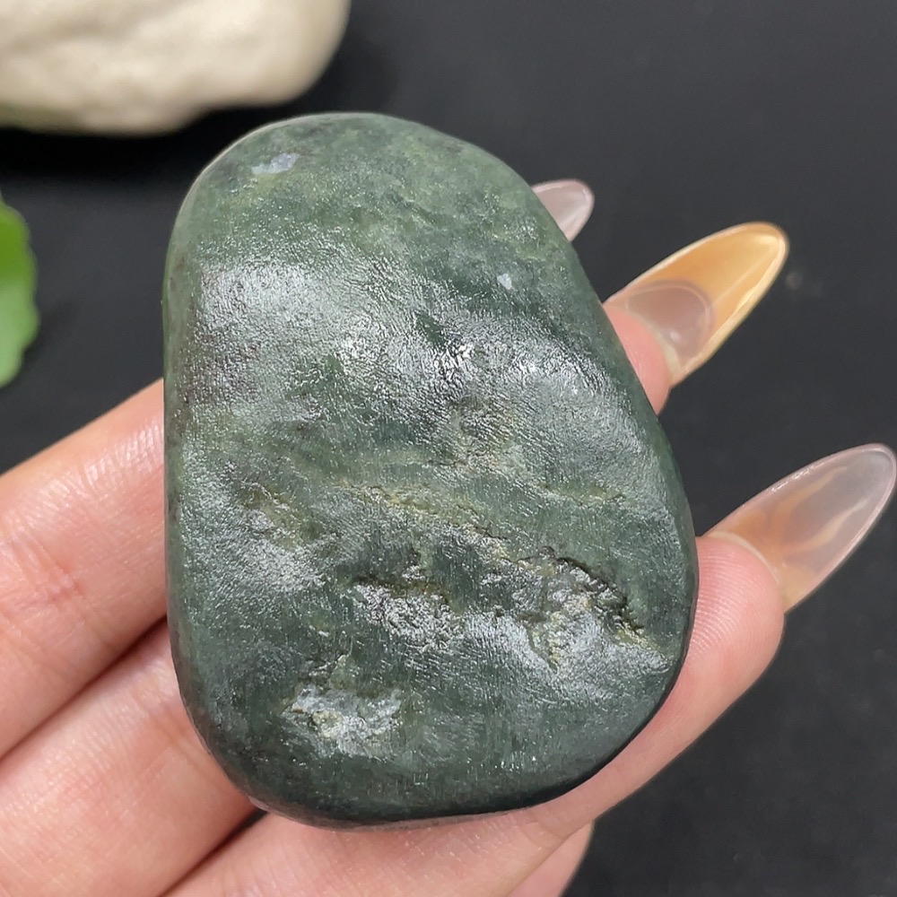 H30491866 Hetian Jade Pendant Buddha Total Weight Approx. 57.3g