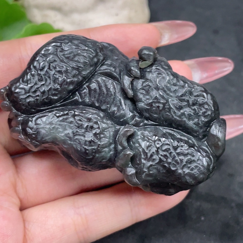 H33944351 Hetian Jade Ornament - Presenting the Son at Court, Total Weight Approx. 126.8g