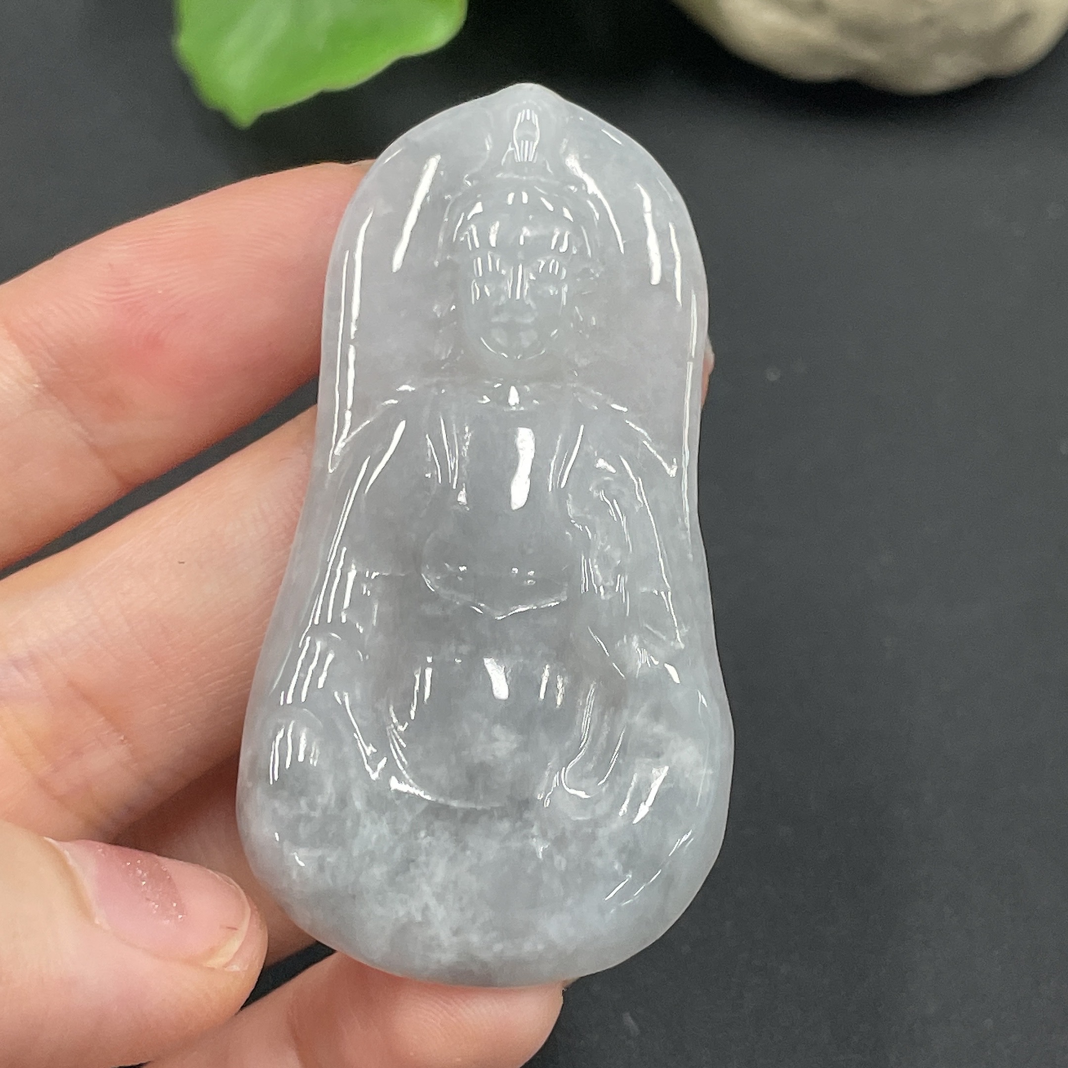 F10075810 Jadeite Pendant Guanyin