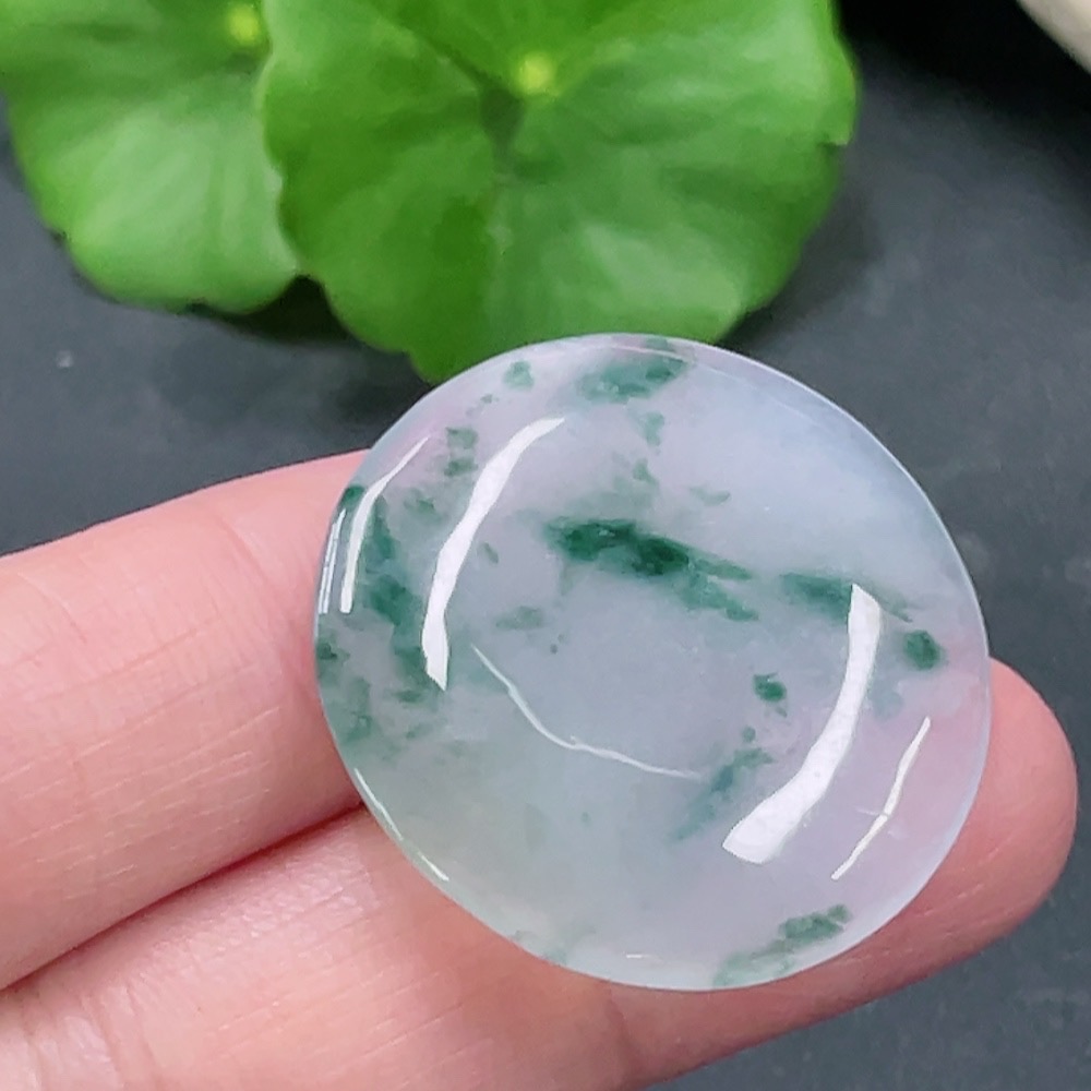 F22455948 Jadeite Inlaid Piece Total Weight 6.720g