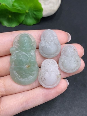 F34034677 翡翠毛货挂件一手走