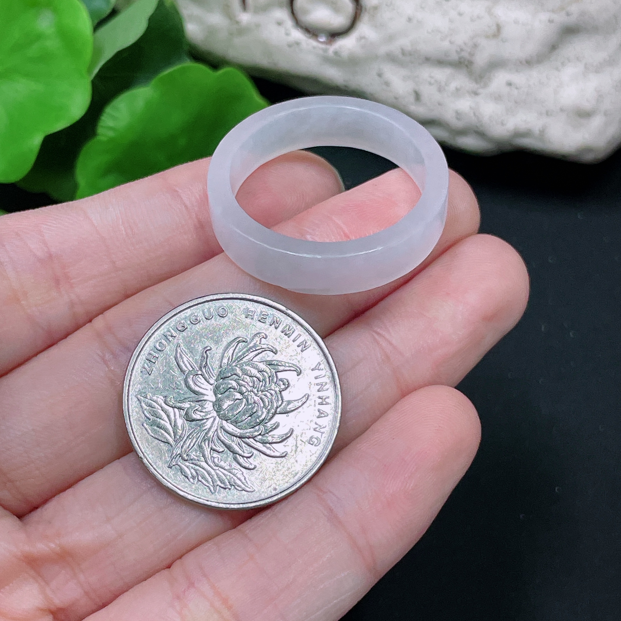 F33866123 Jadeite Ring Total Weight Approx.4.66g Size 31