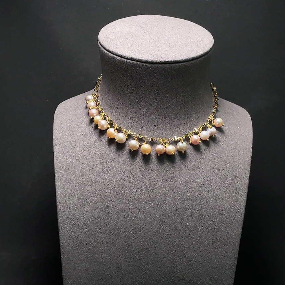 C31640537 Pearl Necklace Non-Gold Total Weight Approx. 23.2g Size About 8.7mm