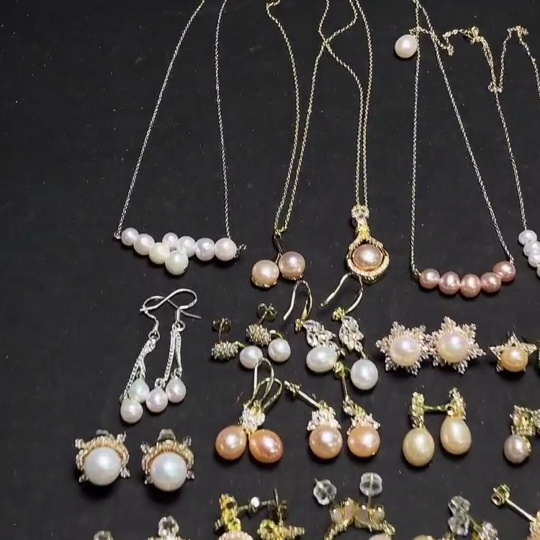 C34988402 Pearl Jewelry Non-Gold Total Weight Approx. 112g Sell as a Lot