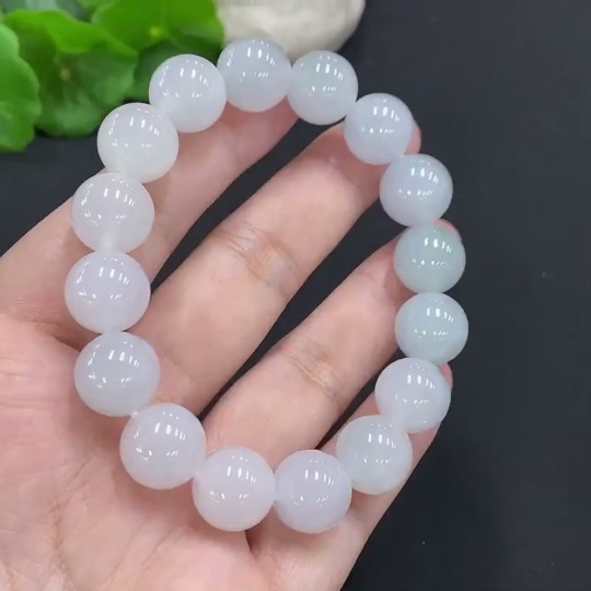 F34071083 Jadeite Bracelet Approx. 12.6mm Total Weight Approx. 57.09g