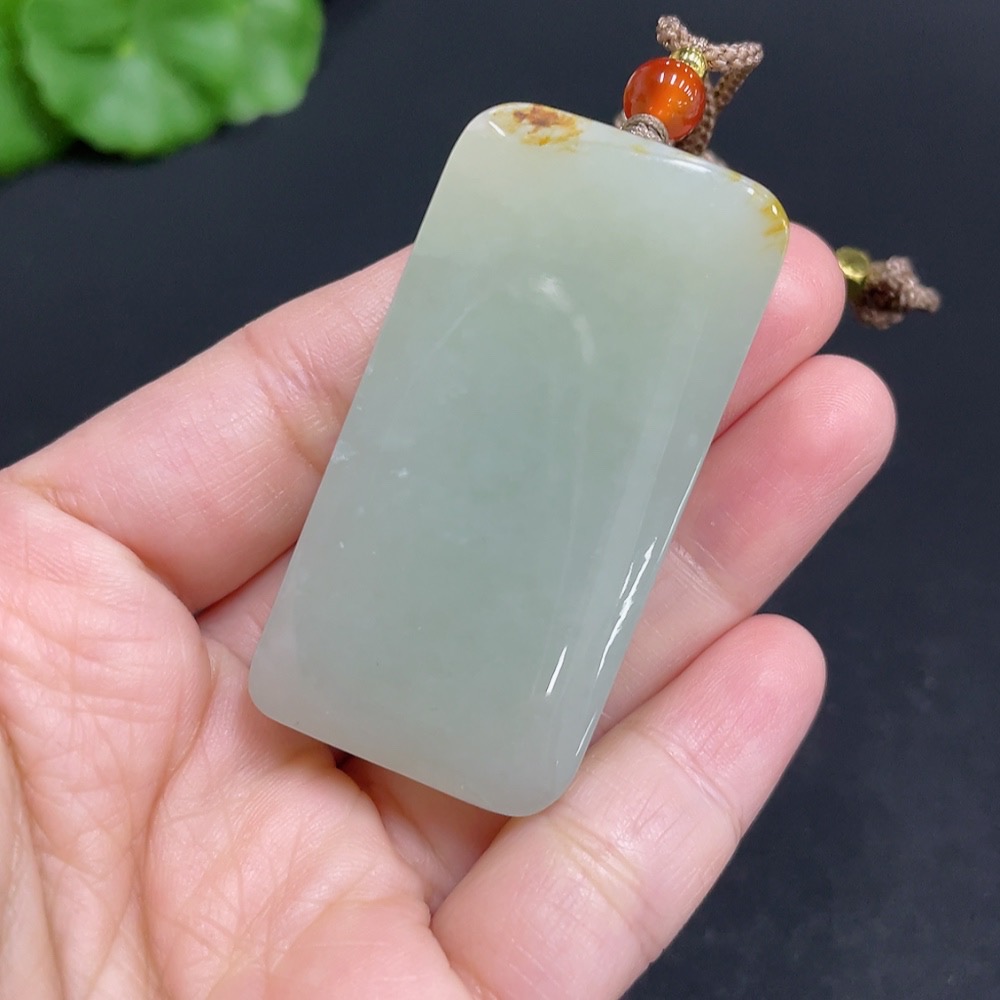 H34052429 Hetian Jade Pendant, Plain Pendant