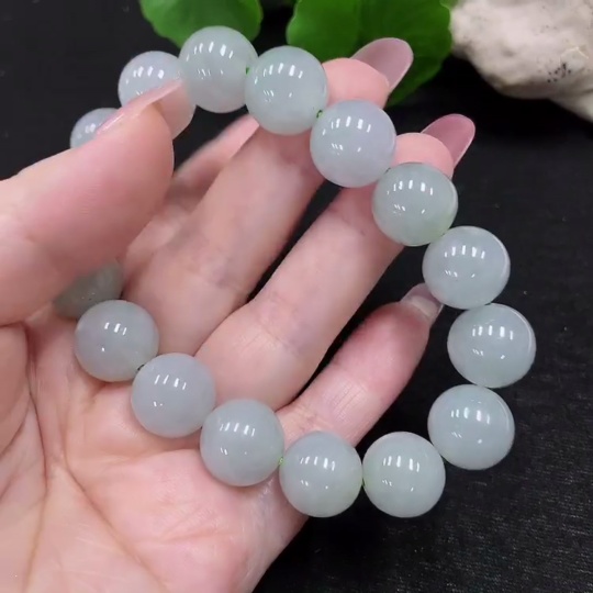 F32809564 Jadeite Bracelet, Approx. 13.3mm, Total Weight Approx. 64.3g