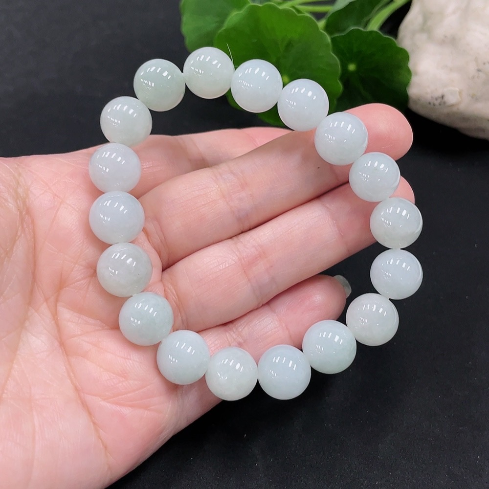 F31626800 Jadeite Bracelet, approximately 11mm, total weight about 40.3g