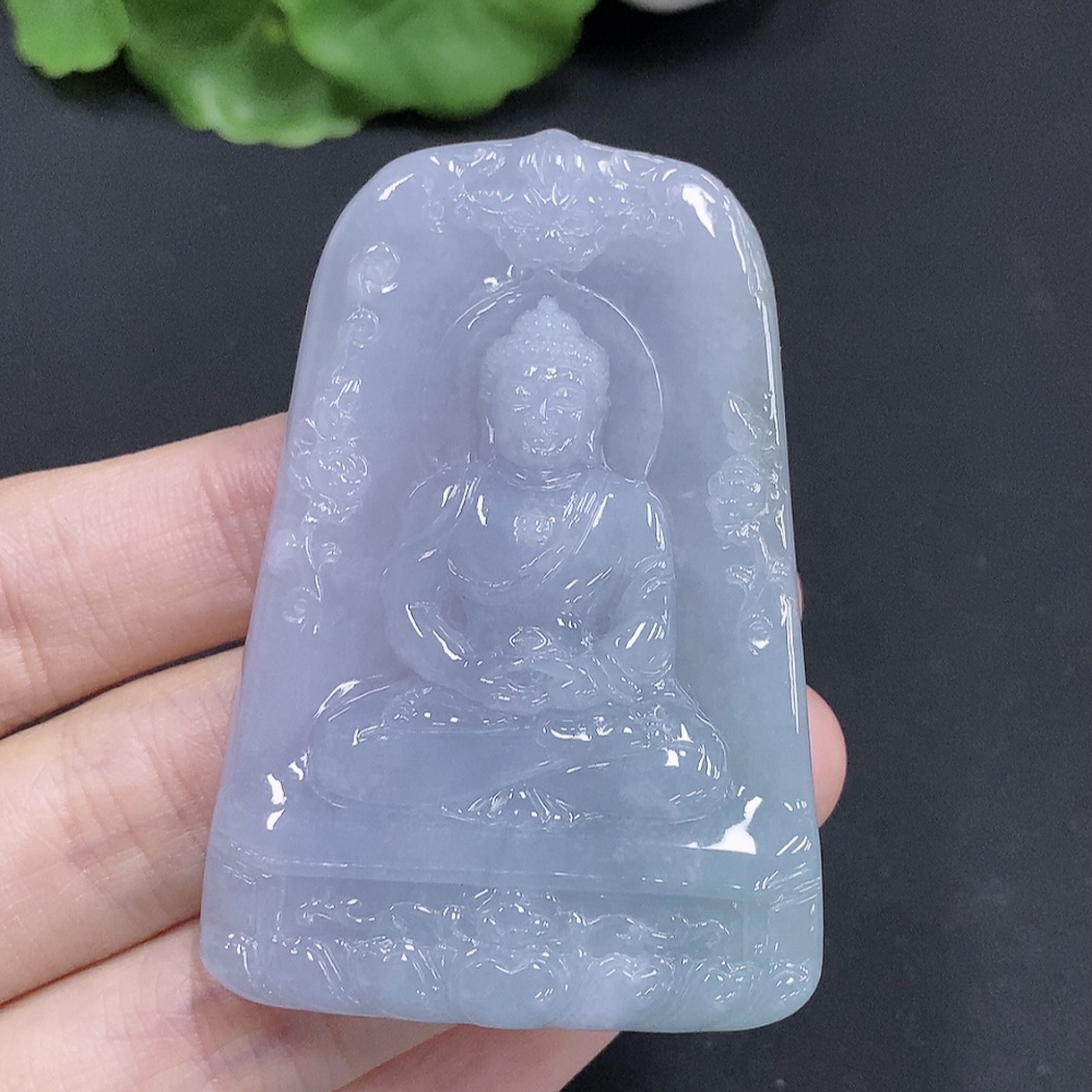 F30543564 Jadeite Great Sun Tathagata Pendant with a total product weight of approximately 36.6 grams