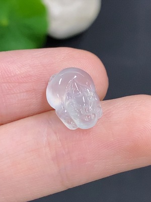 F43187965 翡翠三脚金蟾镶嵌件 货品总重量约1克