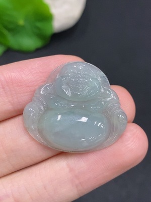 F33906564 Jadeite Buddha Pendant, Total Weight Approx. 5.1g