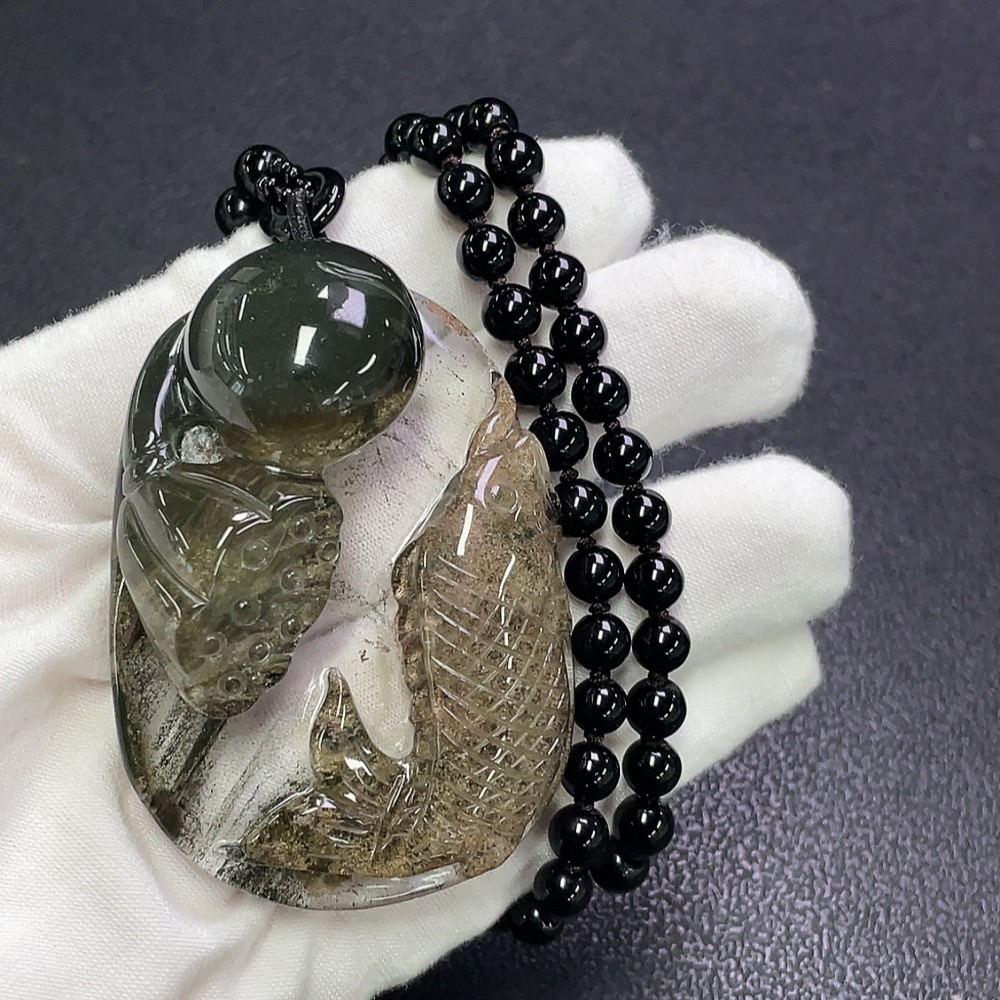 C31678654 Crystal Jewelry (Non-natural Stones Considered, Total Weight Approx. 98.41g, Including Chain)