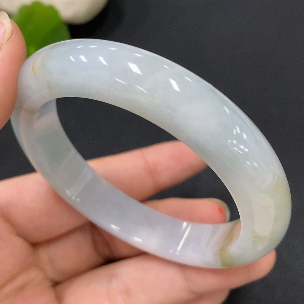F29357135 Jadeite Regular Circle Bracelet 55.1 Inner Diameter Total Weight Approx. 58.24g