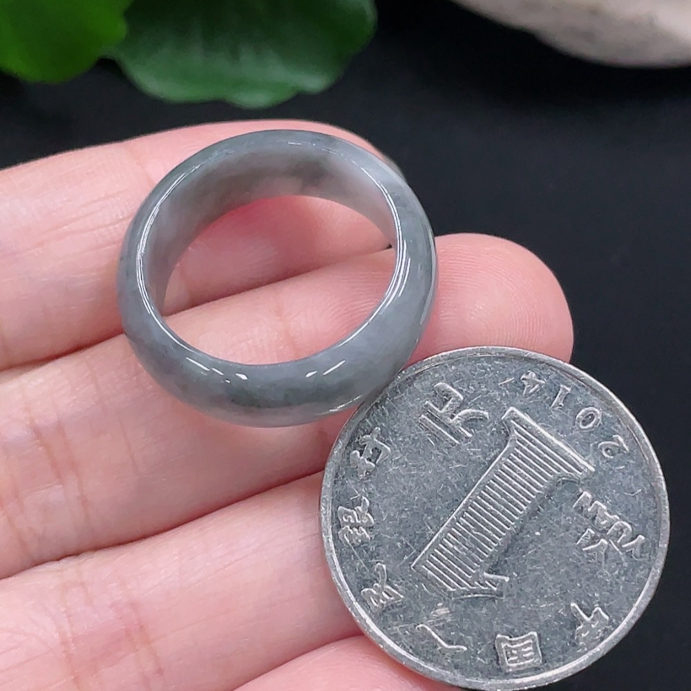 F30526607 Jadeite Ring Size 17 Total Weight Approx. 3.6g