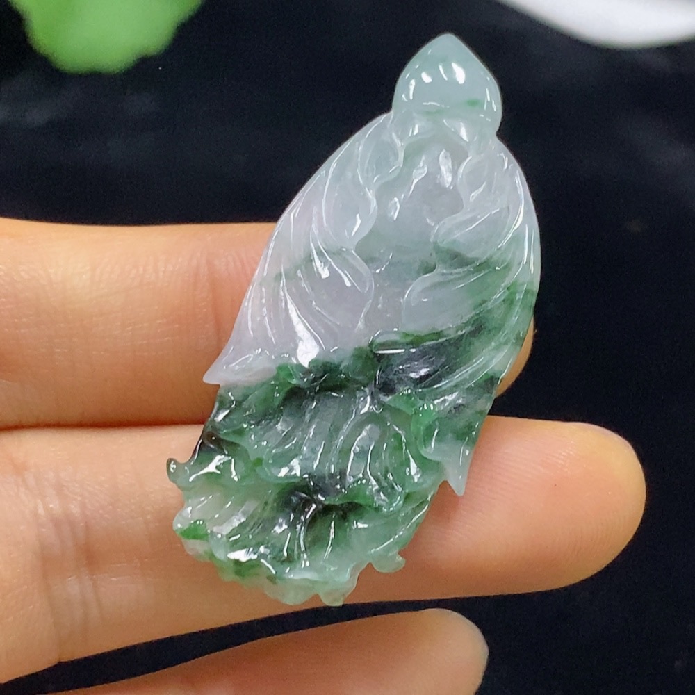 F34974357 Jadeite Cabbage Pendant
