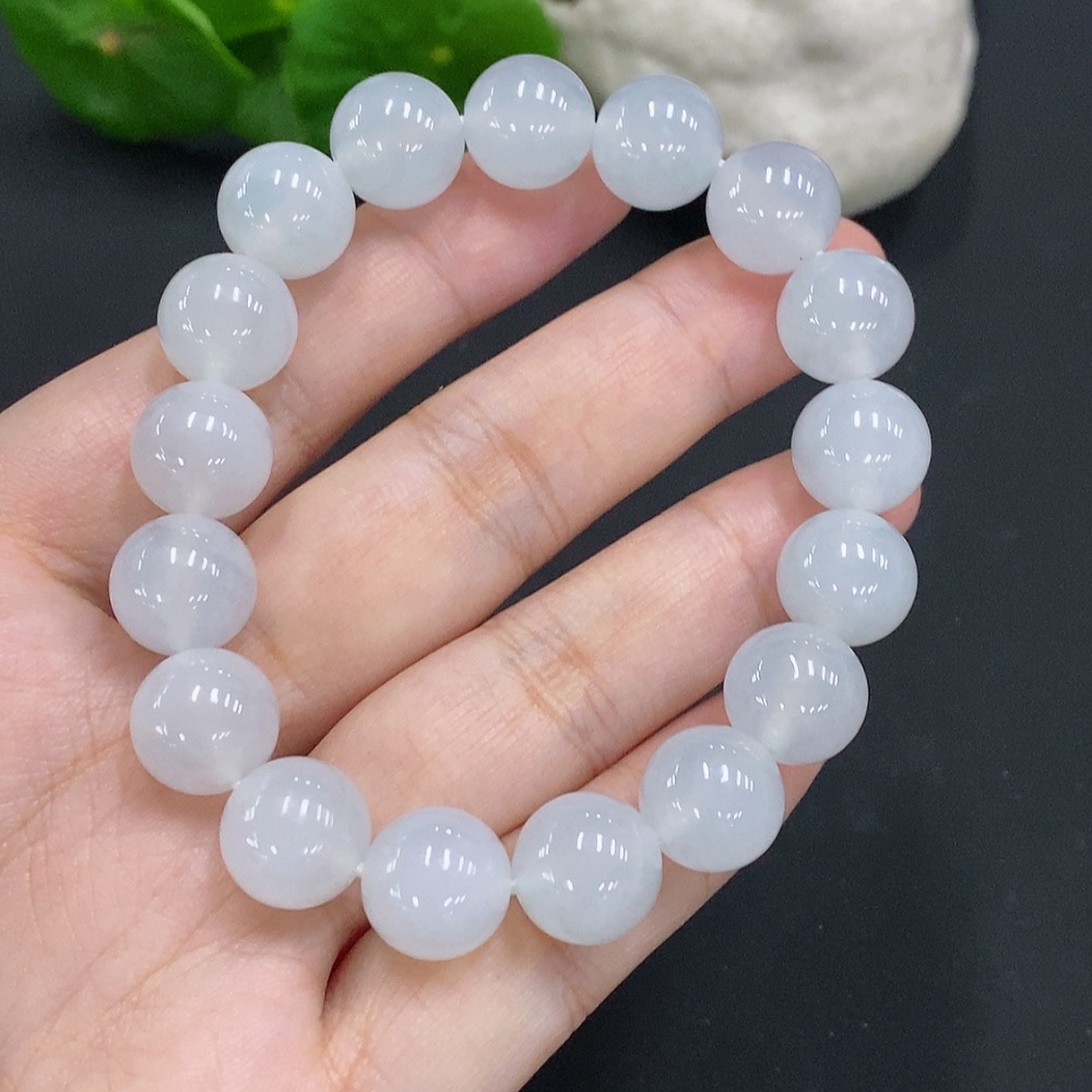 F32825102 Jadeite Beaded Necklace Approx.11.7mm Total Weight Approx.49.3g