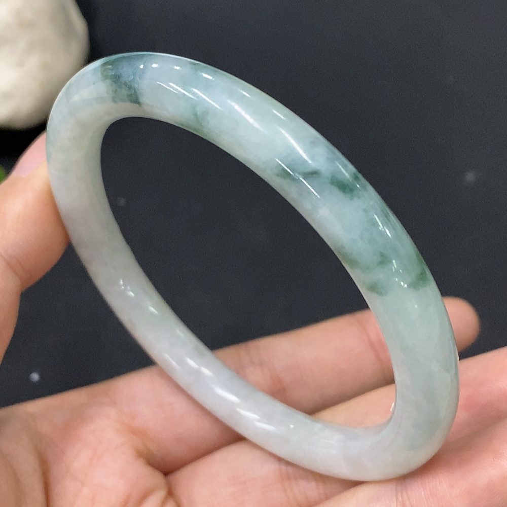 F29357873 Jadeite Round Bangle Size 59.3 Total Weight Approx. 37.55g