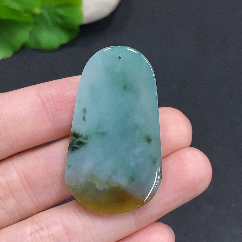 F35123879 Jadeite Buddha Pendant, Total Weight Approx. 15g