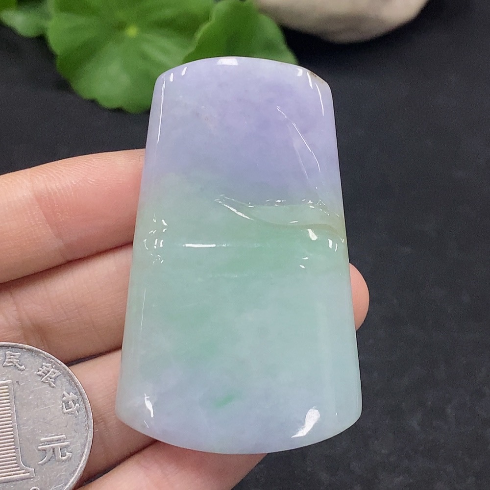 F32752957 Jadeite Bamboo Pendant, Total Weight Approx. 27.19g