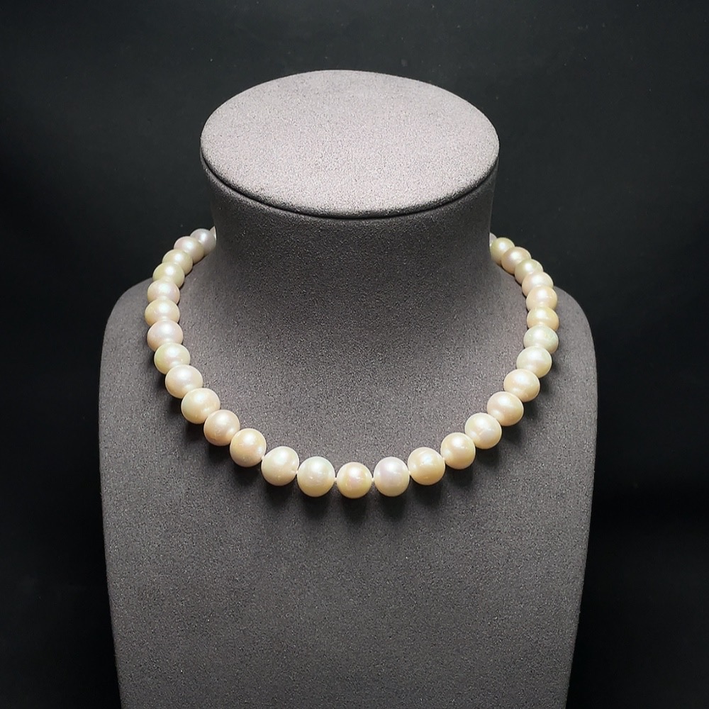 C34988626 Pearl Necklace Non-Gold Total Weight Approx.73.2g Size 11.4mm