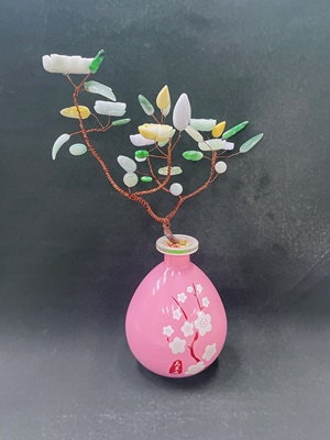 F32698236 Jadeite Ornament, Color Origin Undetermined, Containing Other Mineral Components