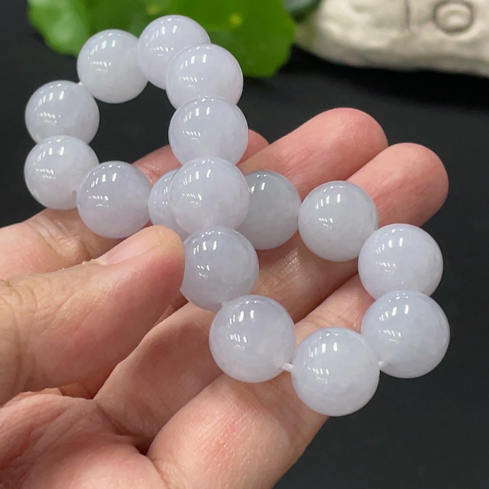 F31610760 Jadeite Bracelet Size 12.2mm Approx. Total Weight 49.55g