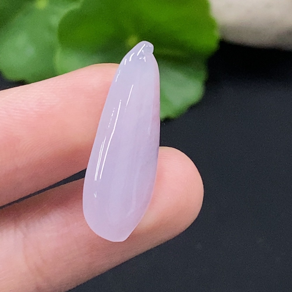 F33927126 Jadeite Inlaid Piece Total Weight Approx. 1.63g