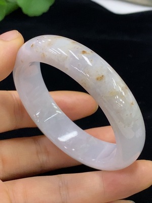 F33836060 Jadeite Round Bracelet Size 51.1 Total Weight Approx. 51.47g