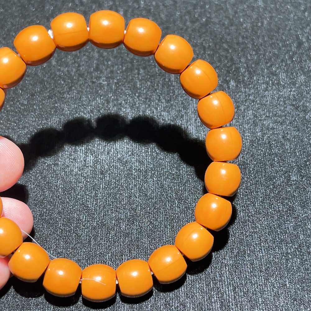 W33914595 Monkey Head Bead Bracelet, approx. 15.22g, 10mm