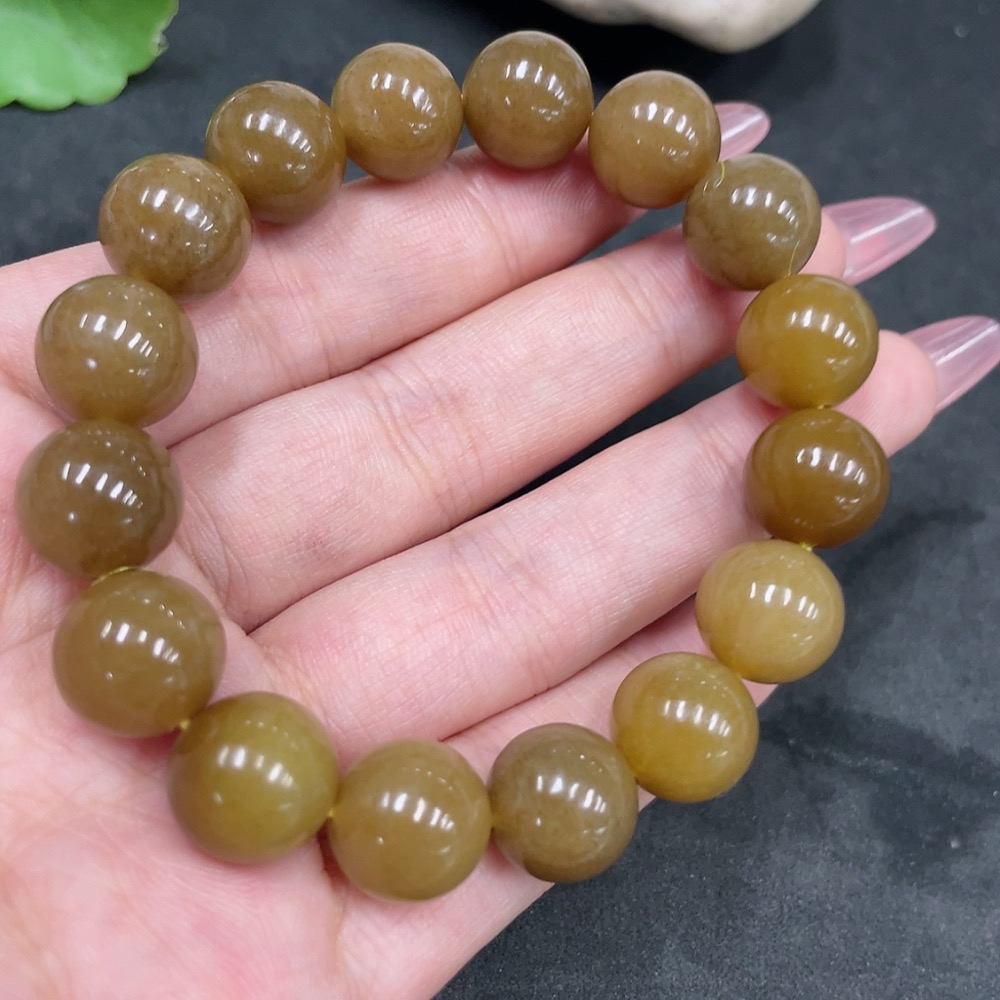 H33925505 Hetian Jade Bracelet    Approx. 11.8mm    Total Weight Approx. 42.6g