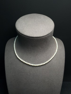 C27048576 Pearl Beaded Necklace Non-Gold Setting Approx. 3.4mm Total Weight About 7.81g