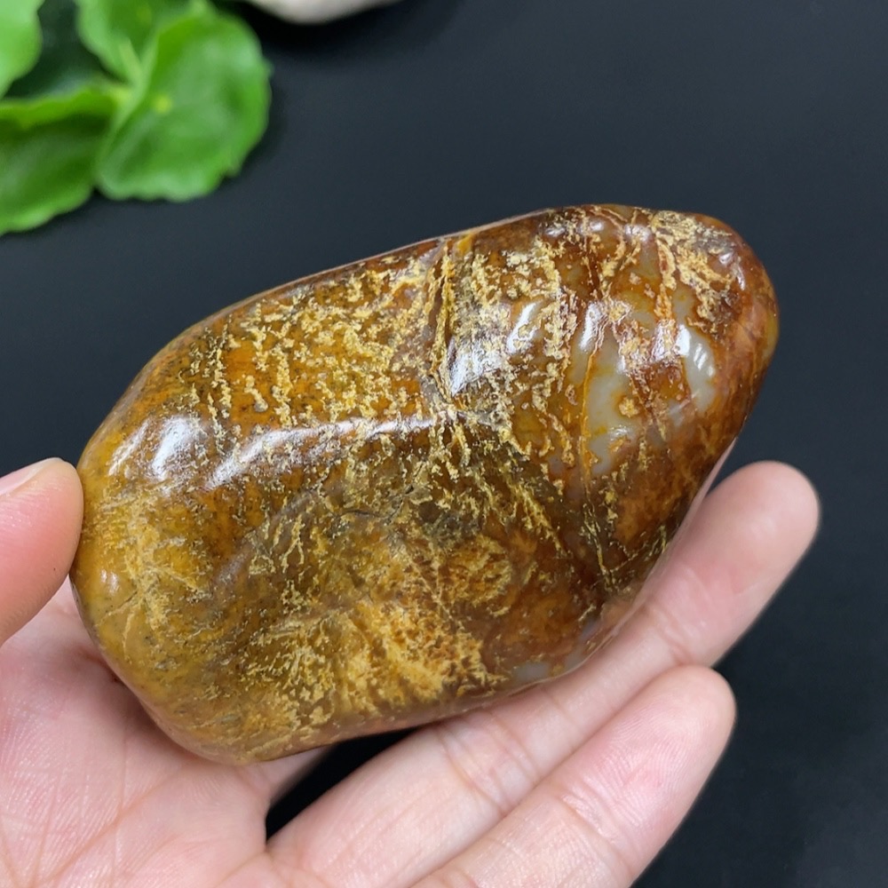 H29352154 Hetian Jade Handheld Carving - Auspicious Beast - Undetermined Skin Color Origin, Contains Other Mineral Components, Total Weight Approximately 168.2g