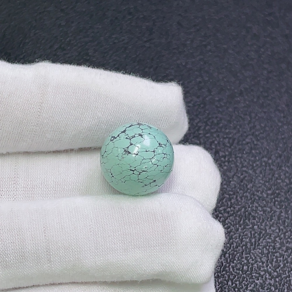 C31619254 Turquoise Jewelry with Other Mineral Components, Total Weight Approx. 5.21g, Size About 16mm