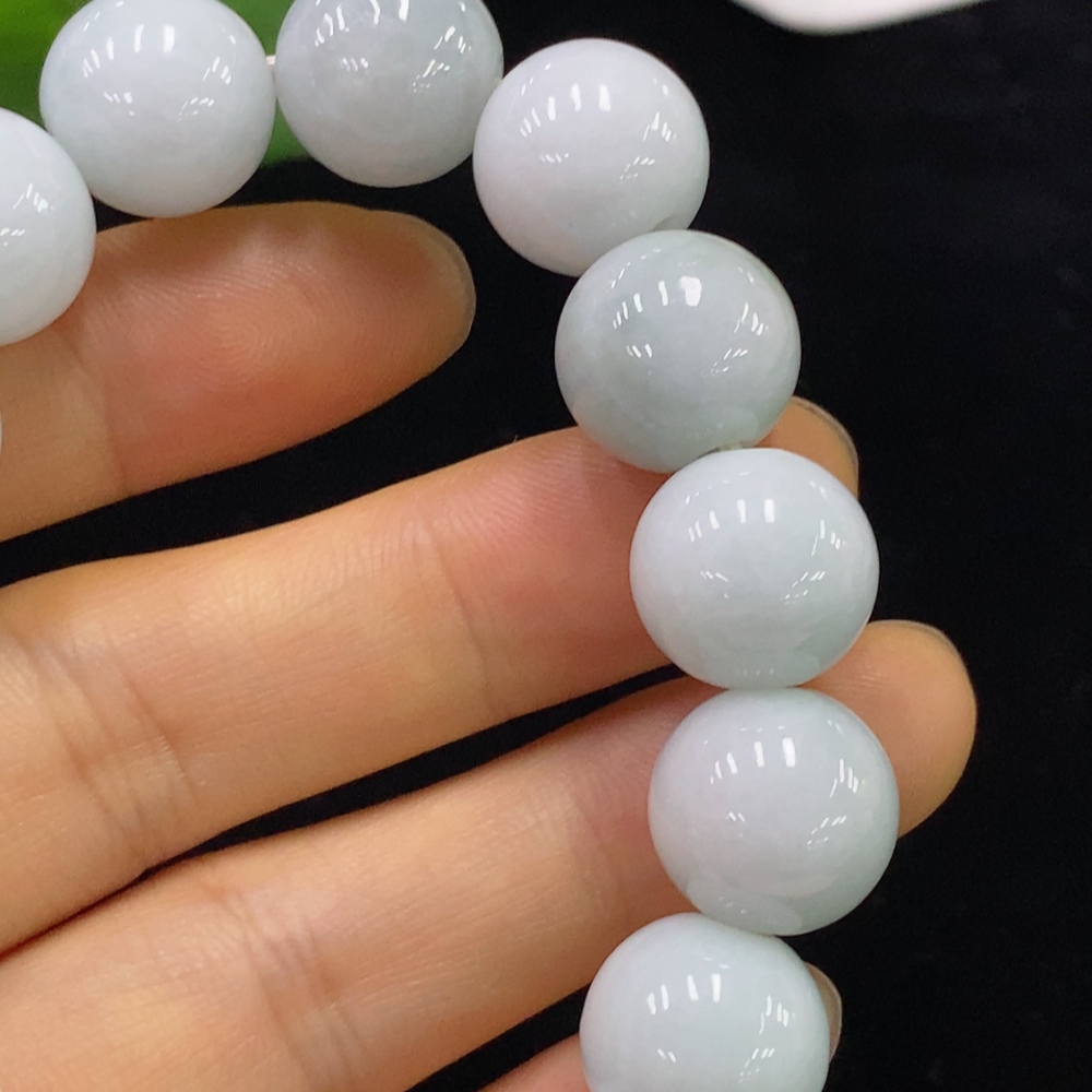 F34024635 Jadeite Bracelet Total Weight Approx. 59.26g Size 13.3mm
