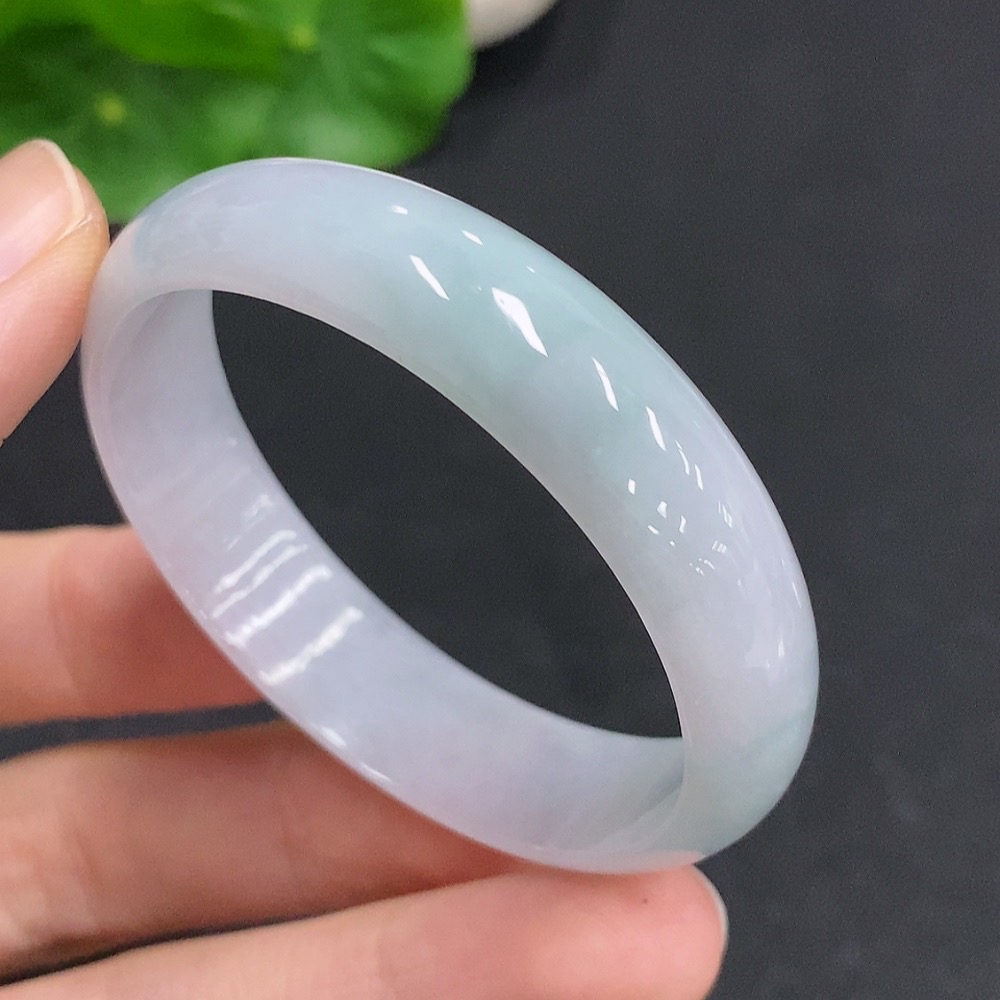 F33830711 Jadeite Round Bracelet Total Weight About 22g Size 46.6