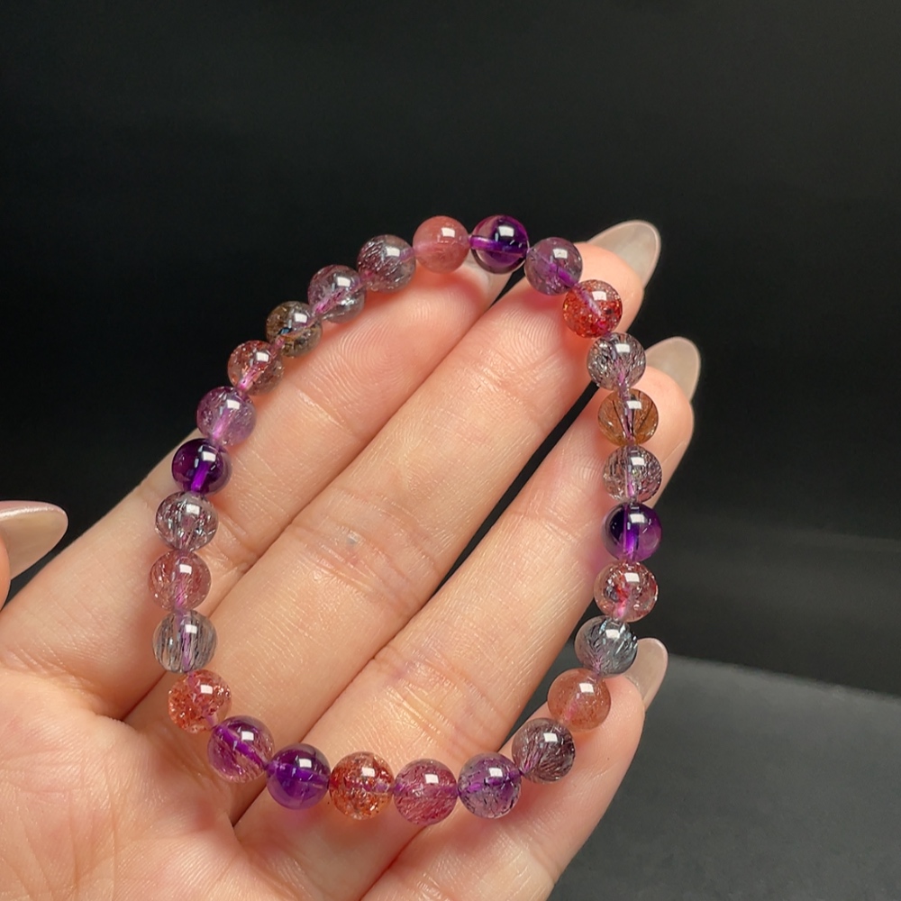 C34009593 Crystal Bracelet Total Weight About 10.21g Size About 6.4mm