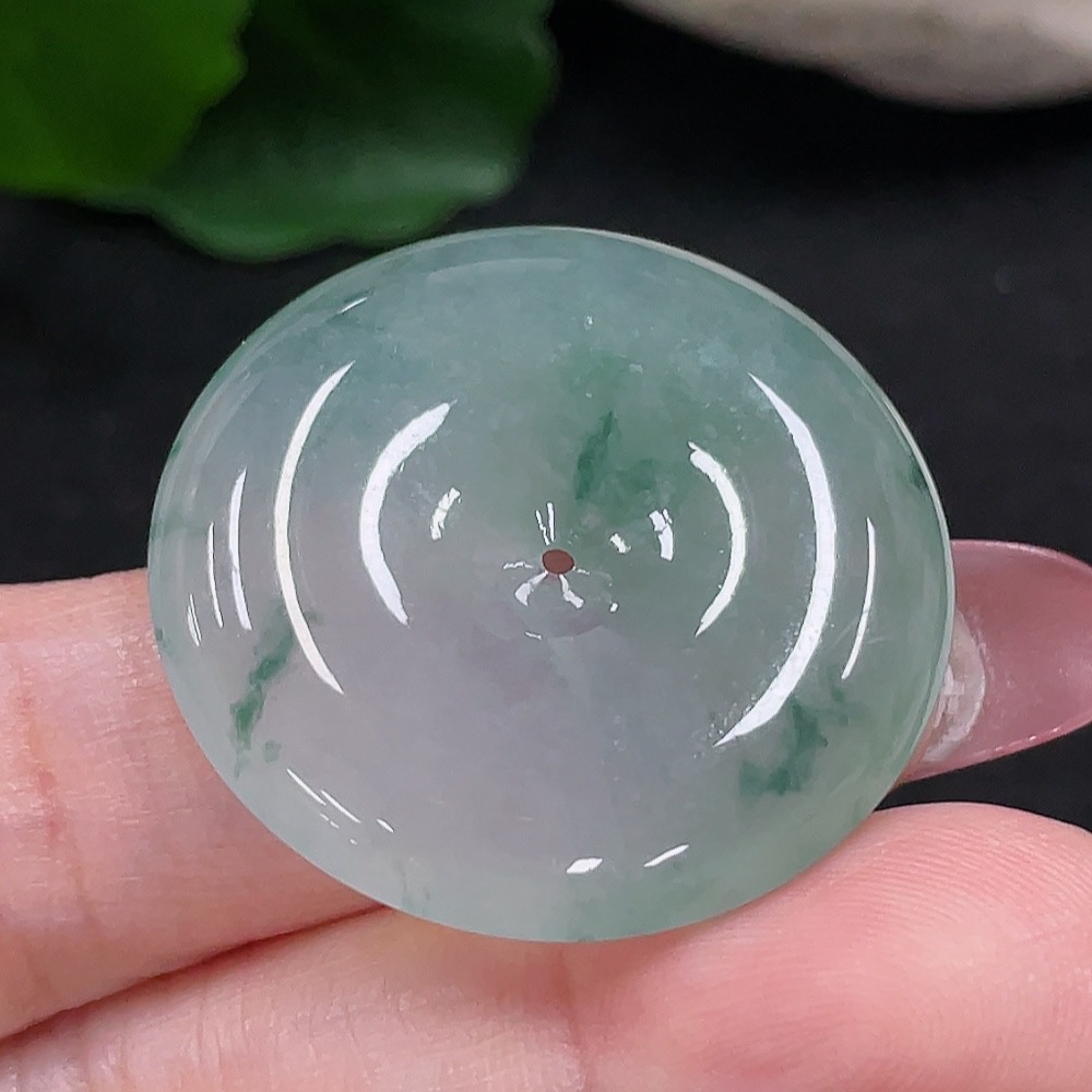 F32810084 Jadeite Safety Buckle Pendant, Total Weight Approx. 12.3g