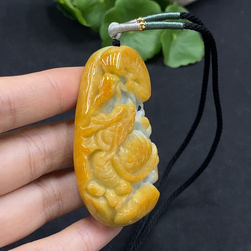 F30497050 JadeiteDragon Turtle Pendant
