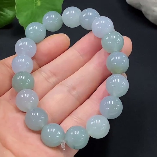 F28305516 Jadeite Bracelet Bead Size Approx. 11.8mm Total Weight Approx. 50.36g