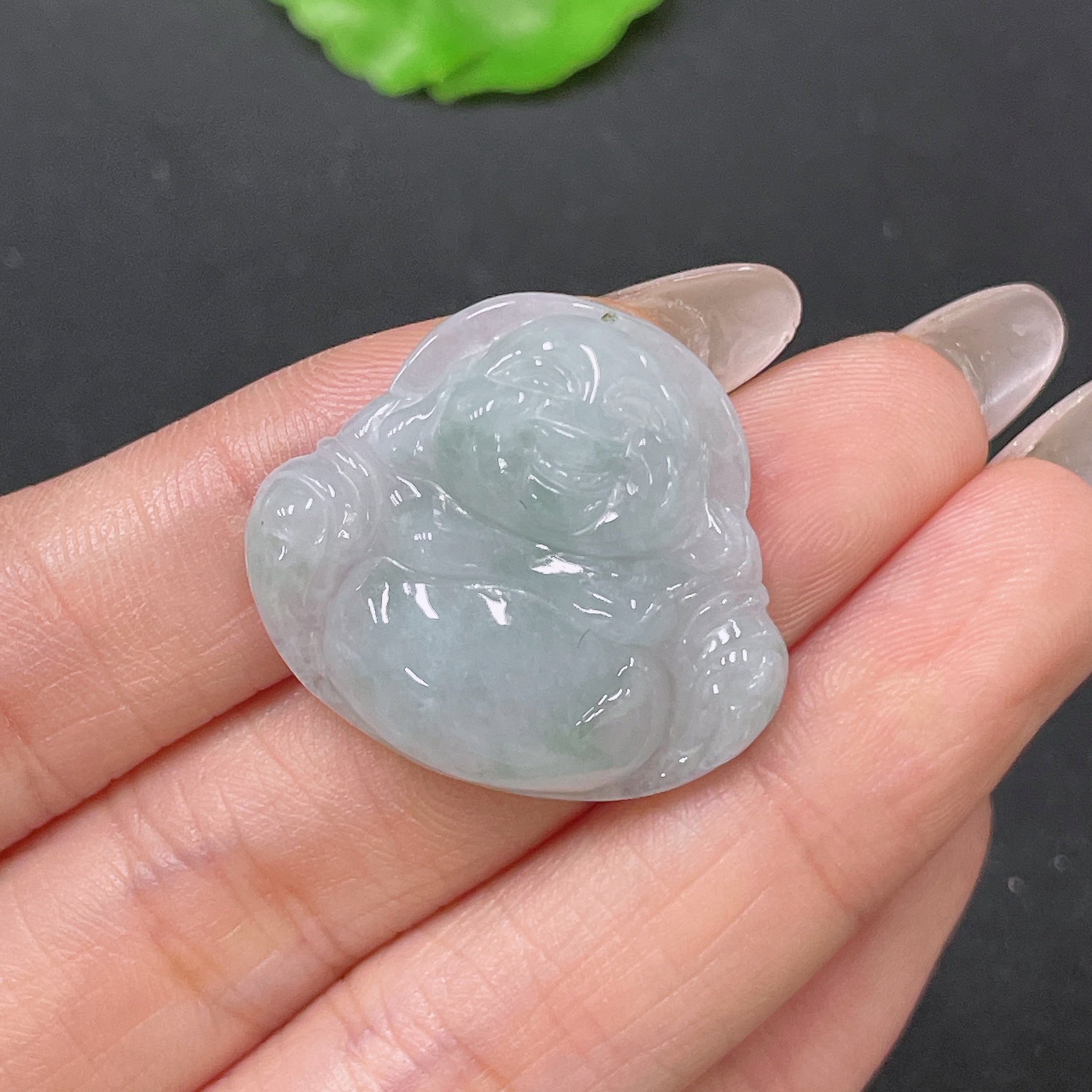 F35138829 Jadeite Pendant Buddha Total Weight Approx. 6.56g