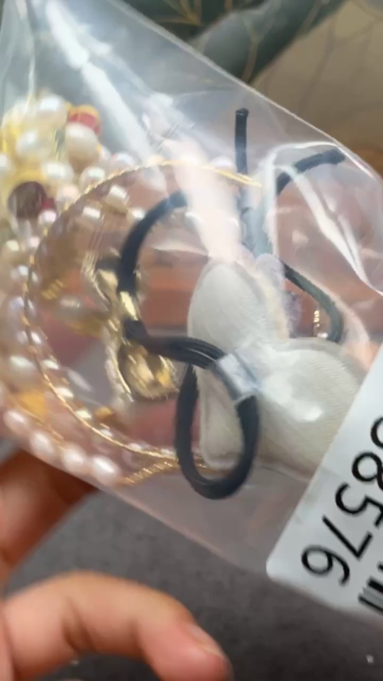 C34038576 Pearl Jewelry Non-Gold Total Weight Approx. 58.9g Including Rope Sell as a Lot