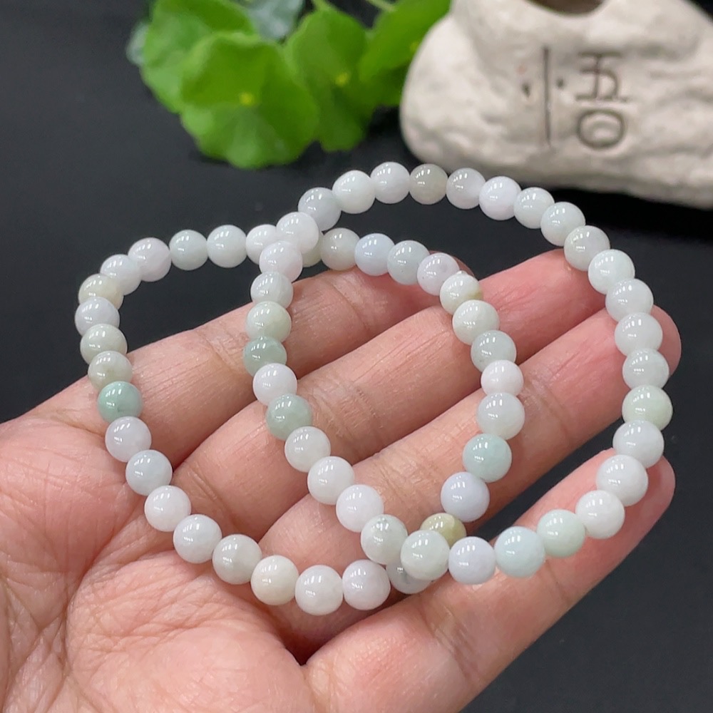 F31626526 Jadeite Bracelet Size 6.2mm Approx
